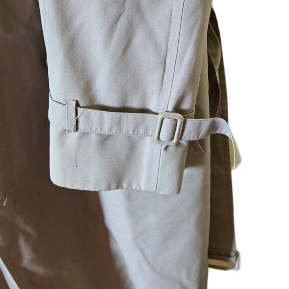 Vintage London Towne Tan Trench Coat Men's Size 38 - Picture 4 of 4